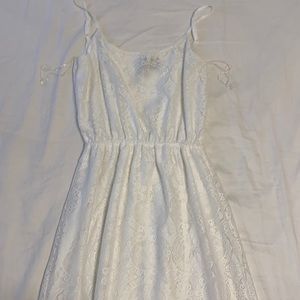 White beach dress